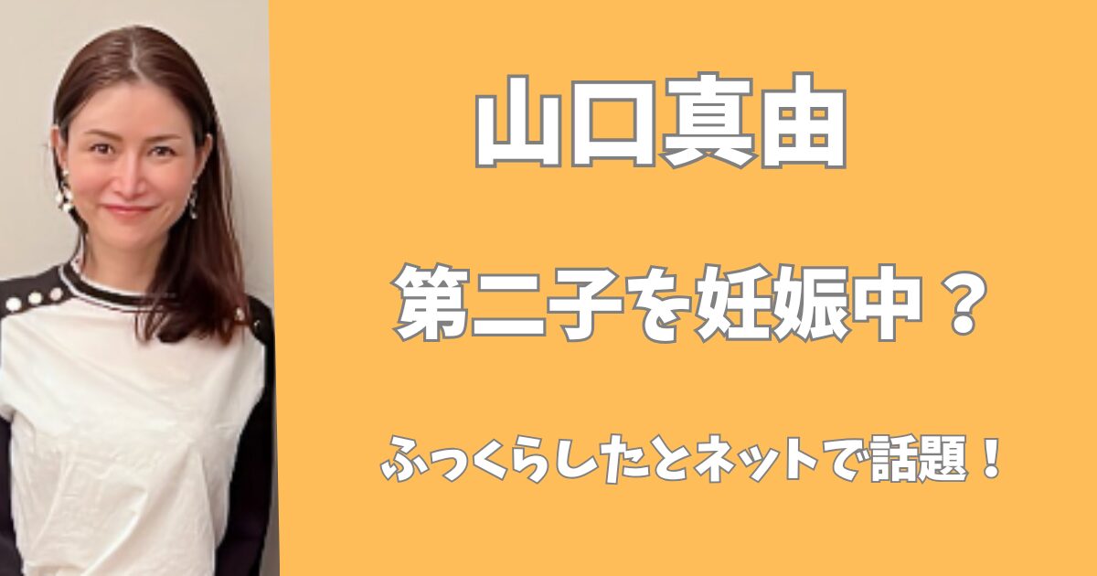 山口真由は第二子を妊娠している？