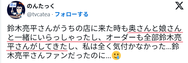 Xの投稿