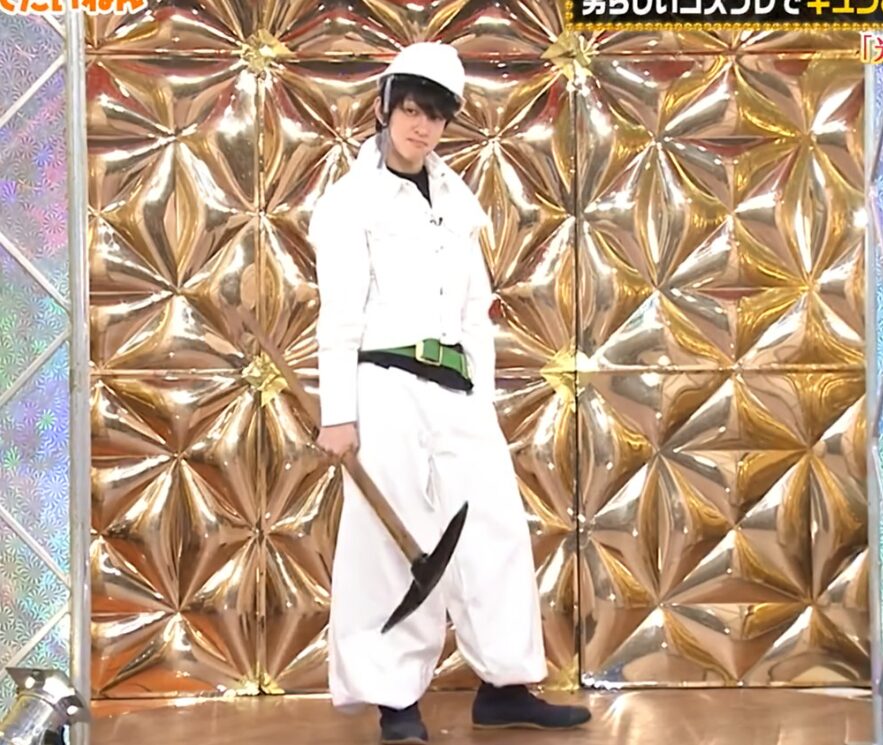 横山裕のニッカポッカ姿